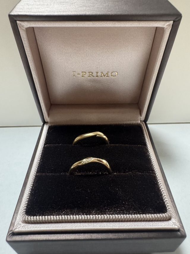 ノクターナルのゴールドの結婚指輪