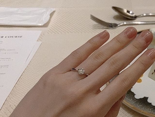 プロポーズした時の一枚です。