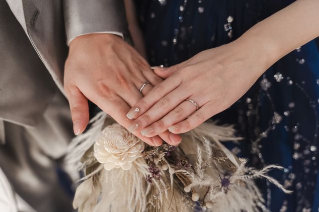結婚式で撮っていただいたものです。