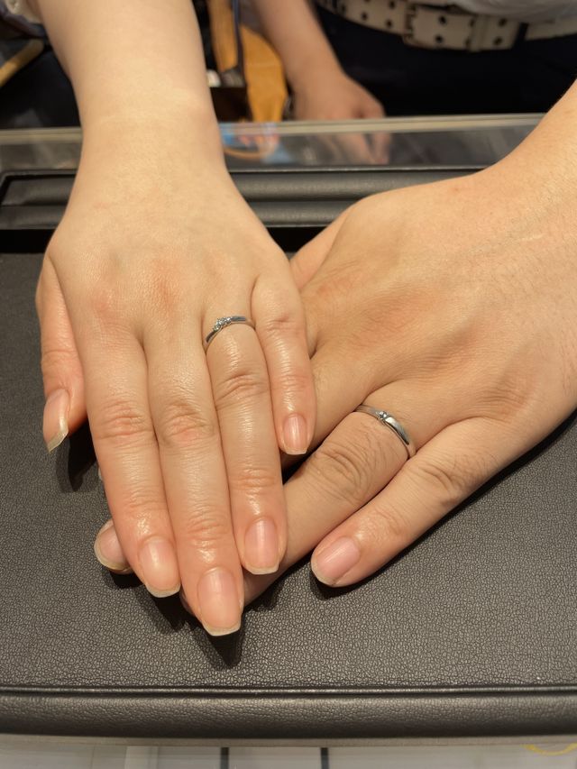 お店の店員さんが撮ってくれたお写真です