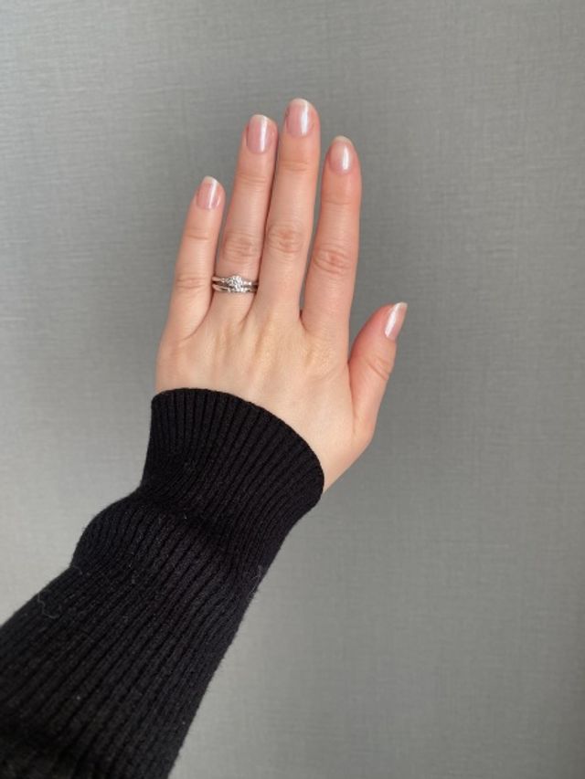 結婚指輪と婚約指輪の重ね付け