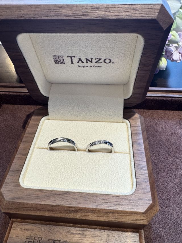 納得いくペア感がある指輪ができました‼️