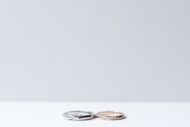 指輪の完成写真