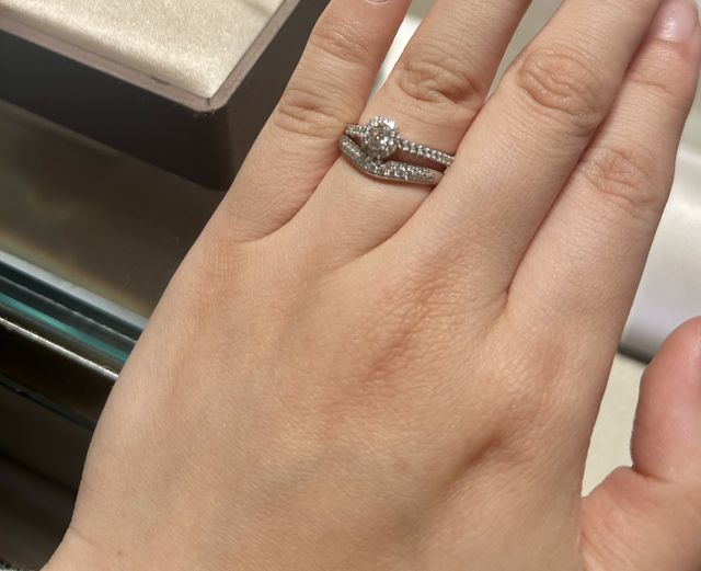 マリッジリングとフィットします