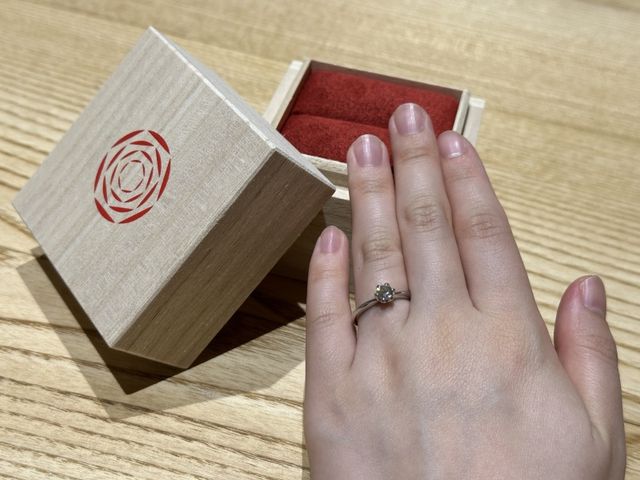 シンプルデザインが良く似合いました！