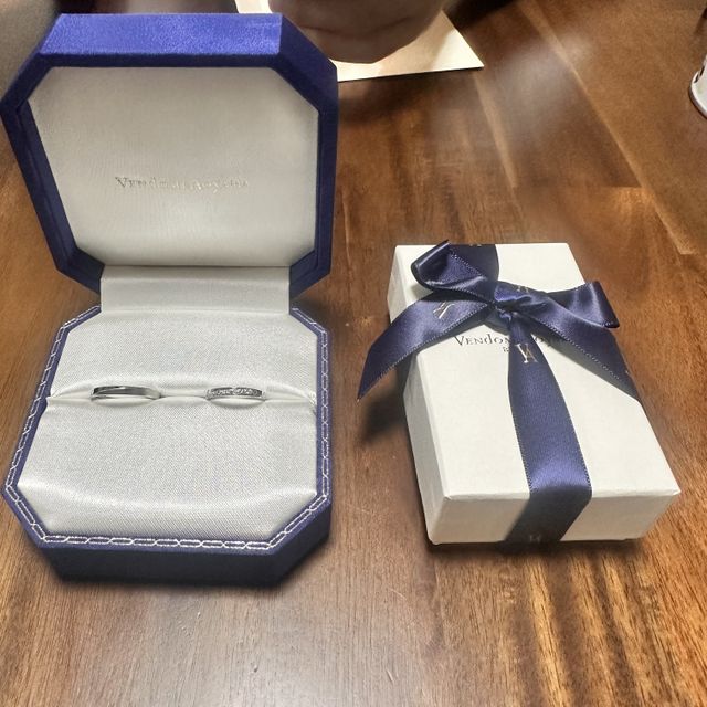 結婚指輪と記念品