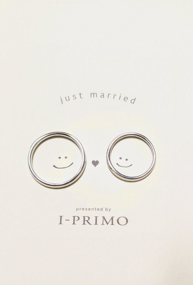 素敵な指輪とともに