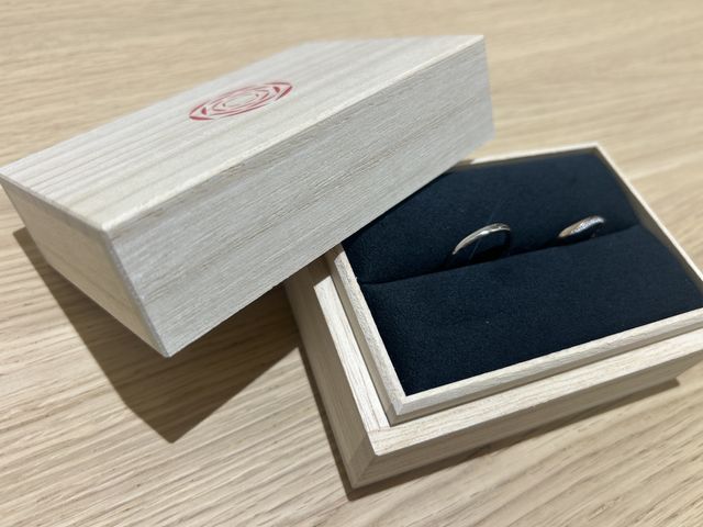 二人の指輪になります