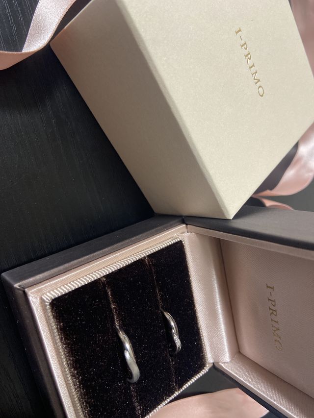 指輪の受け取り