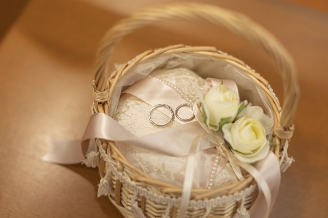 結婚式にて