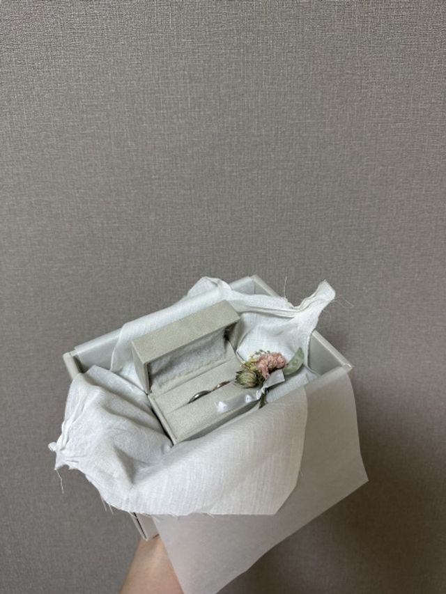 かわいいボックスに入れていただきました。