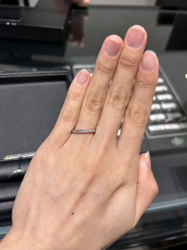 プラチナ　マリッジリング