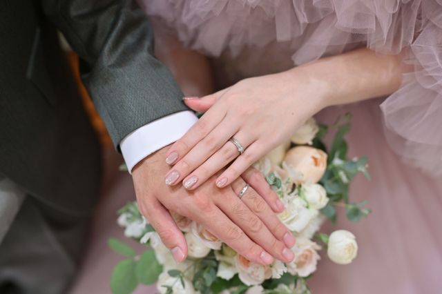結婚式で撮影した写真です