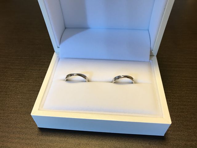 ホワイトのシンプルなケース