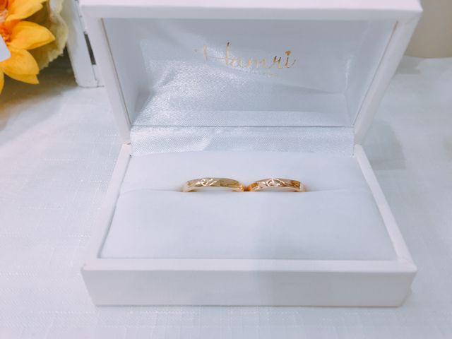 完成したばかりの指輪！！！