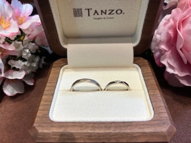 Tanzoの木箱に入れてくださいました