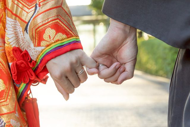 結婚指輪・婚約指輪の重ね付け