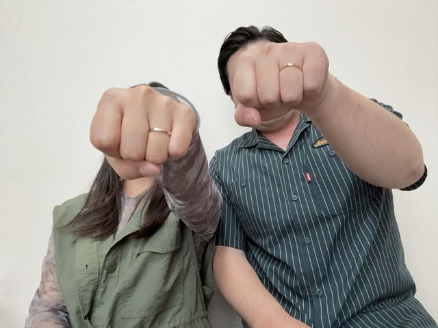 入籍の記念に2人で撮りました。