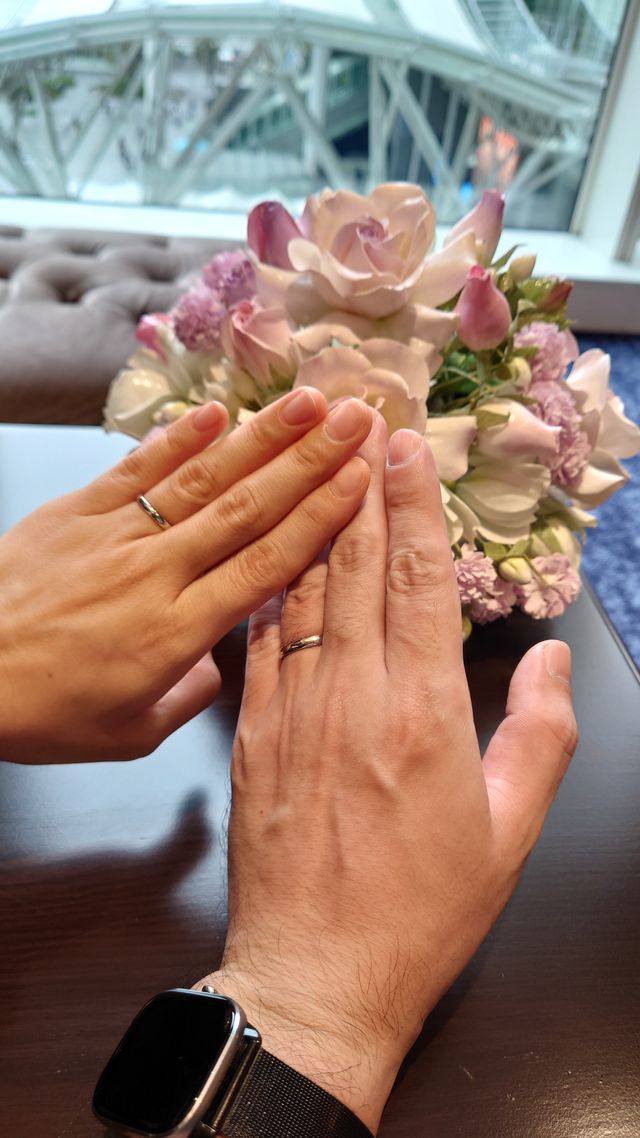 結婚して2人で選んだ指輪