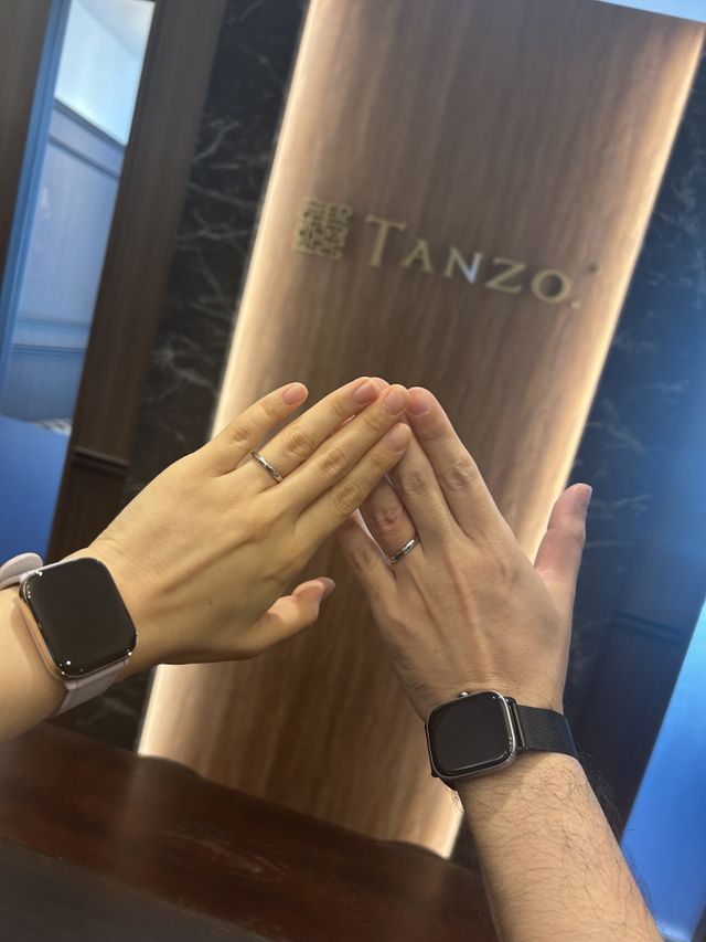 2人で選んだ結婚指輪