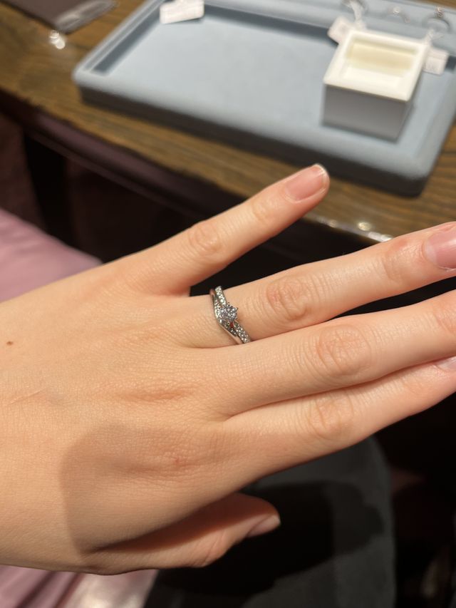 重ね付けが気に入っています。