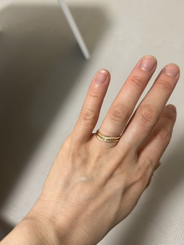 ペアリングと重ねてつけてます。