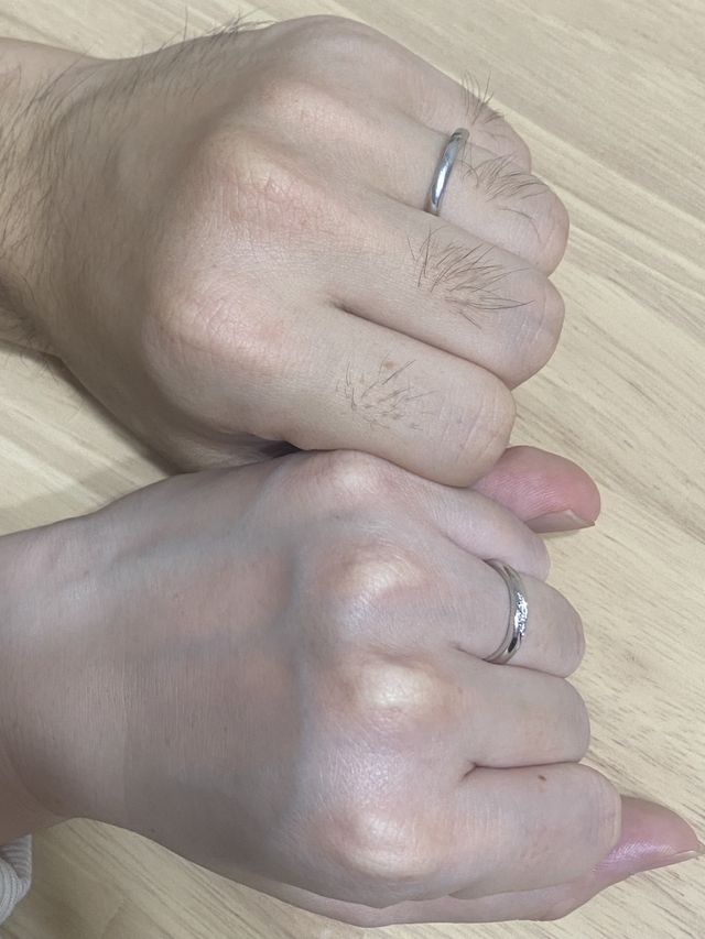 水かきがある人はうねり型の方がフィットしやすいかもです⭕️