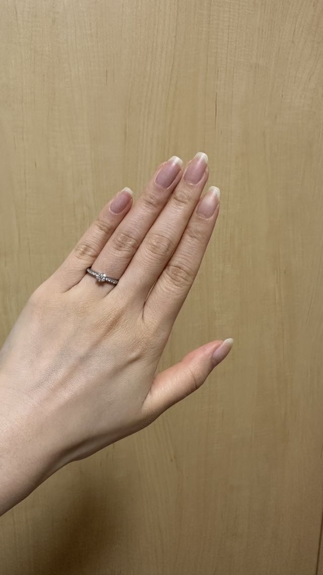 着けた感じ