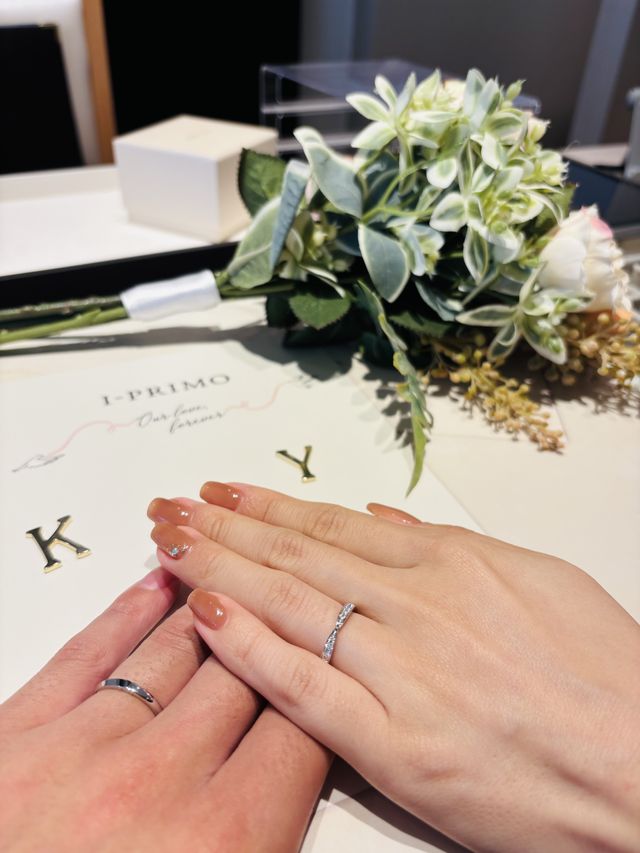 結婚指輪の写真です