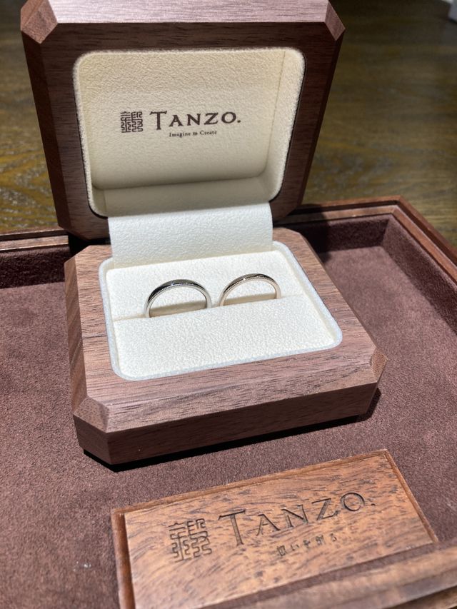 店頭で受け取りの際の写真です