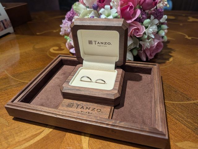 結婚指輪です。