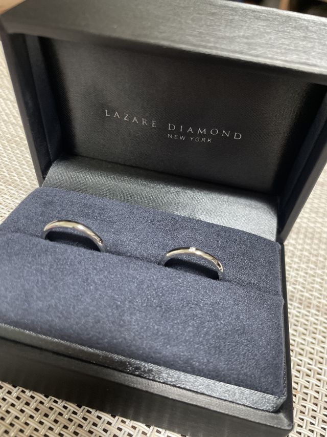 結婚指輪です。