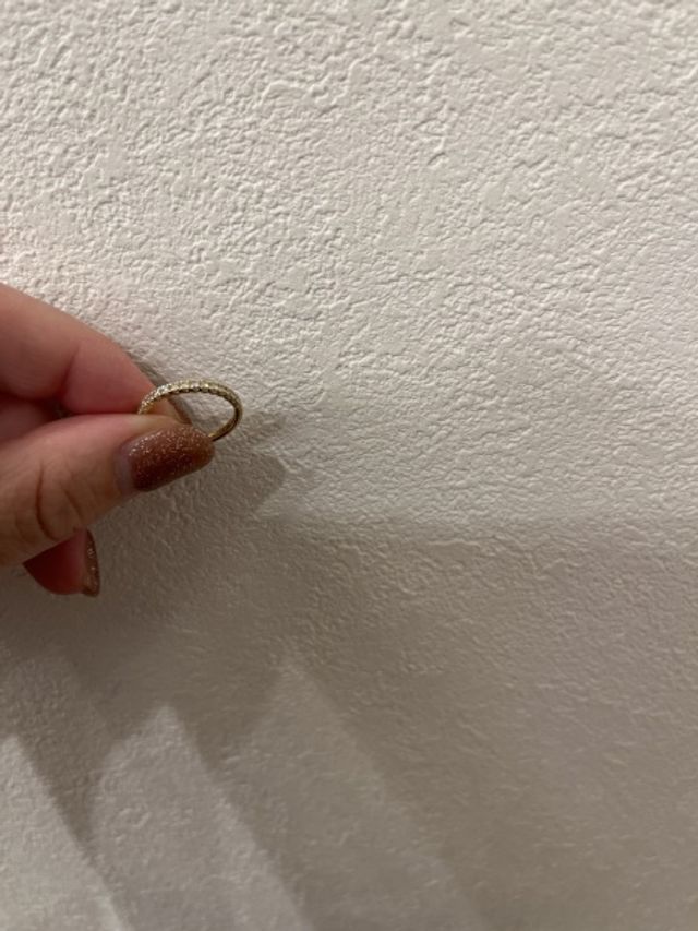 ダイヤモンドの輝きがきれい