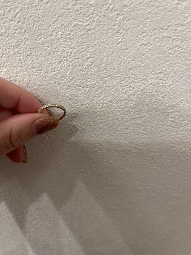 ダイヤモンドの輝きがきれい