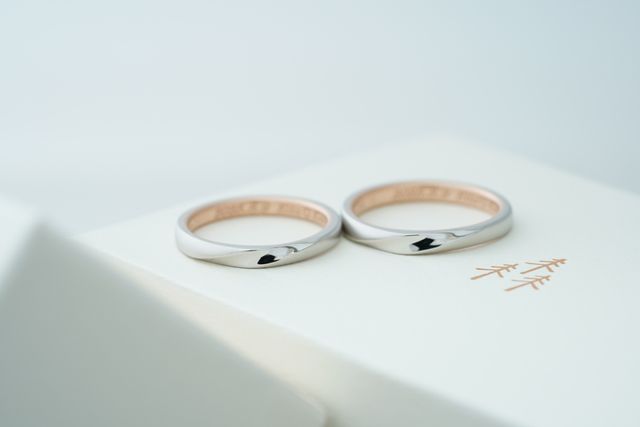 ピンクゴールド×シルバー
ホーニング×鏡面仕上げ