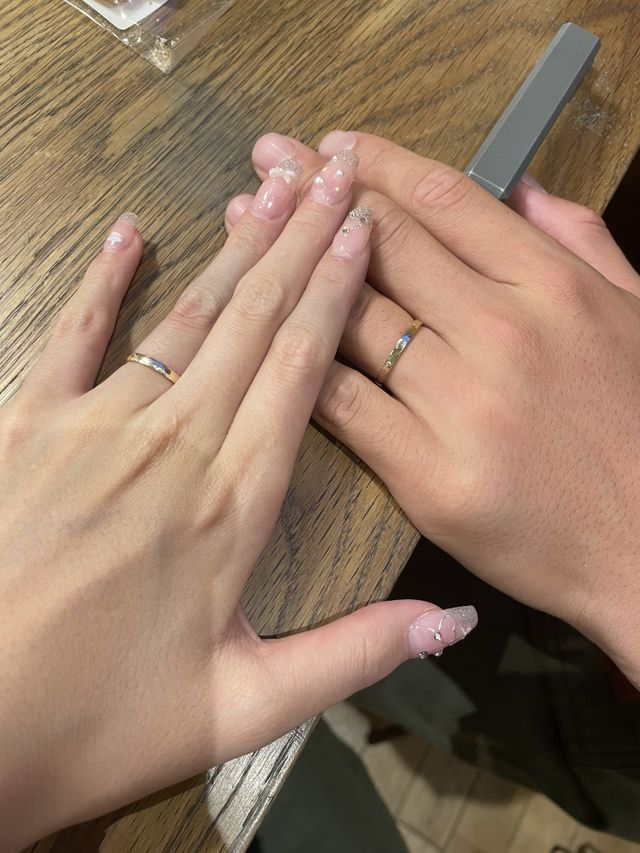 2人で作った指輪