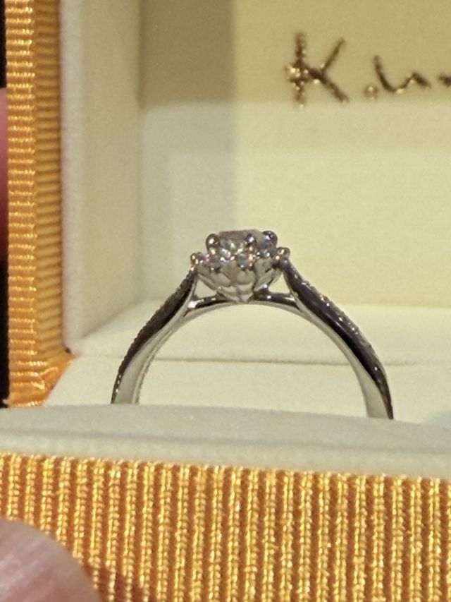 「桜」をモチーフにと依頼して、八重桜のデザインに。