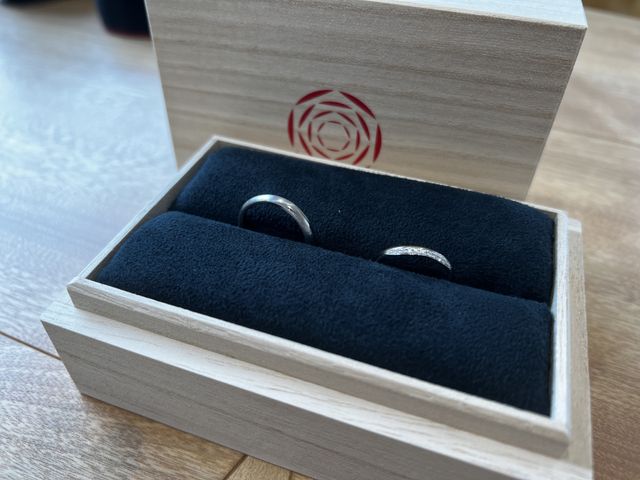 【縁結】指輪の受け取り