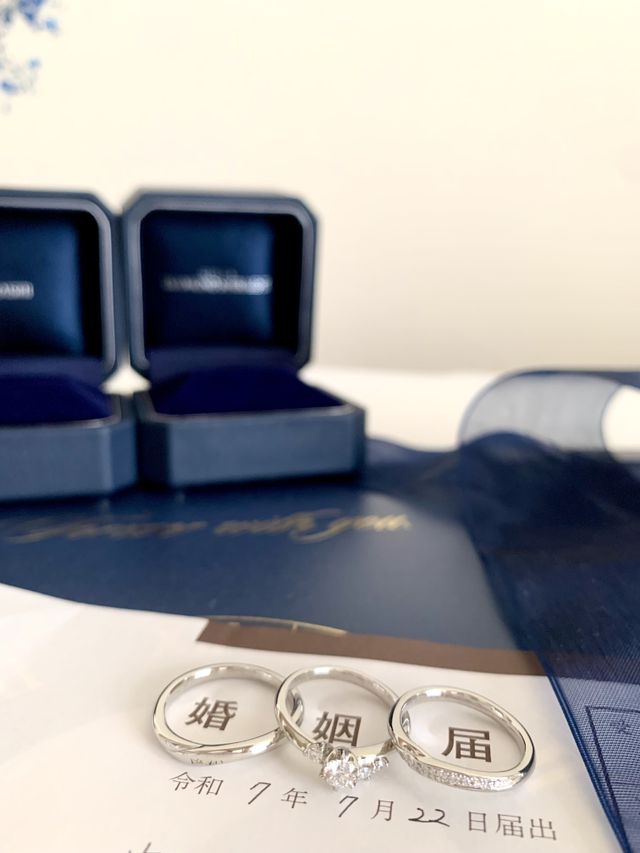 お気に入りの指輪達をお迎えすることが出来て大満足です！