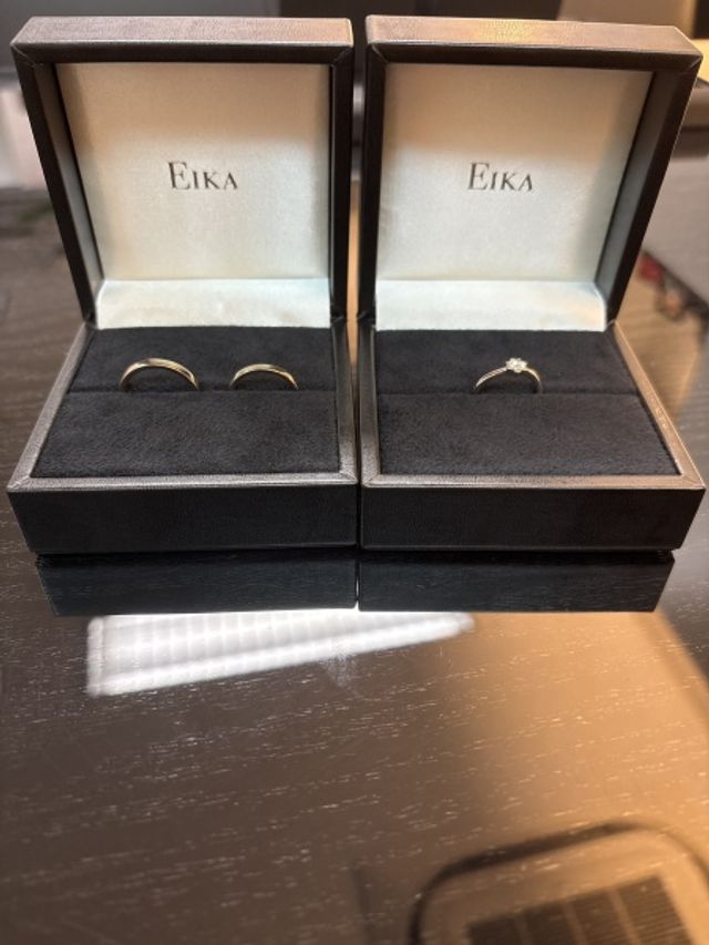 婚約指輪も結婚指輪です