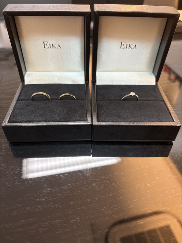 婚約指輪も結婚指輪です