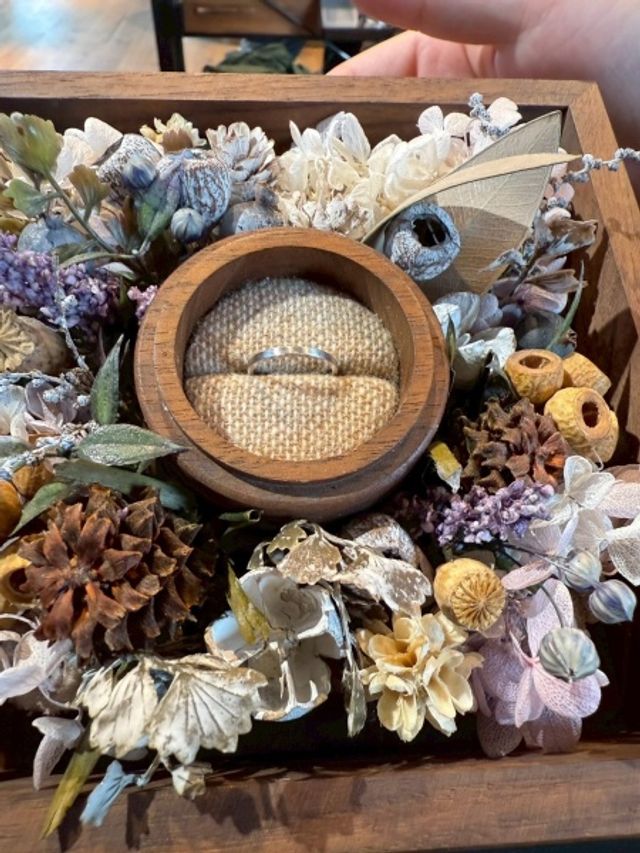 婚約指輪
ダイヤつける前