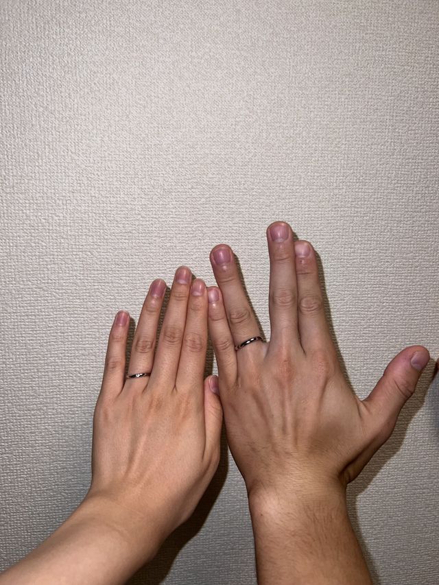 指輪の完成日が入籍日当日で、一生忘れられない日になりました！