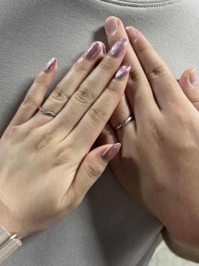 2人にぴったりな指輪です。