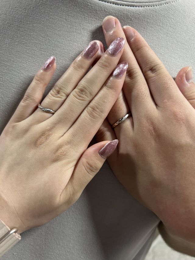 2人にぴったりな指輪です。