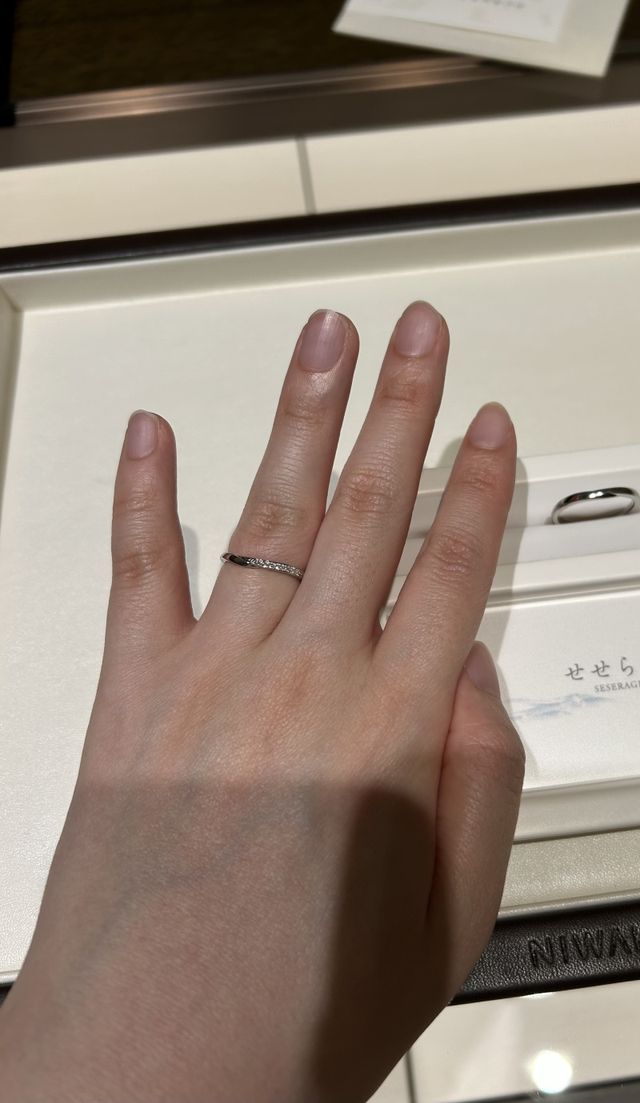 試着時の写真です