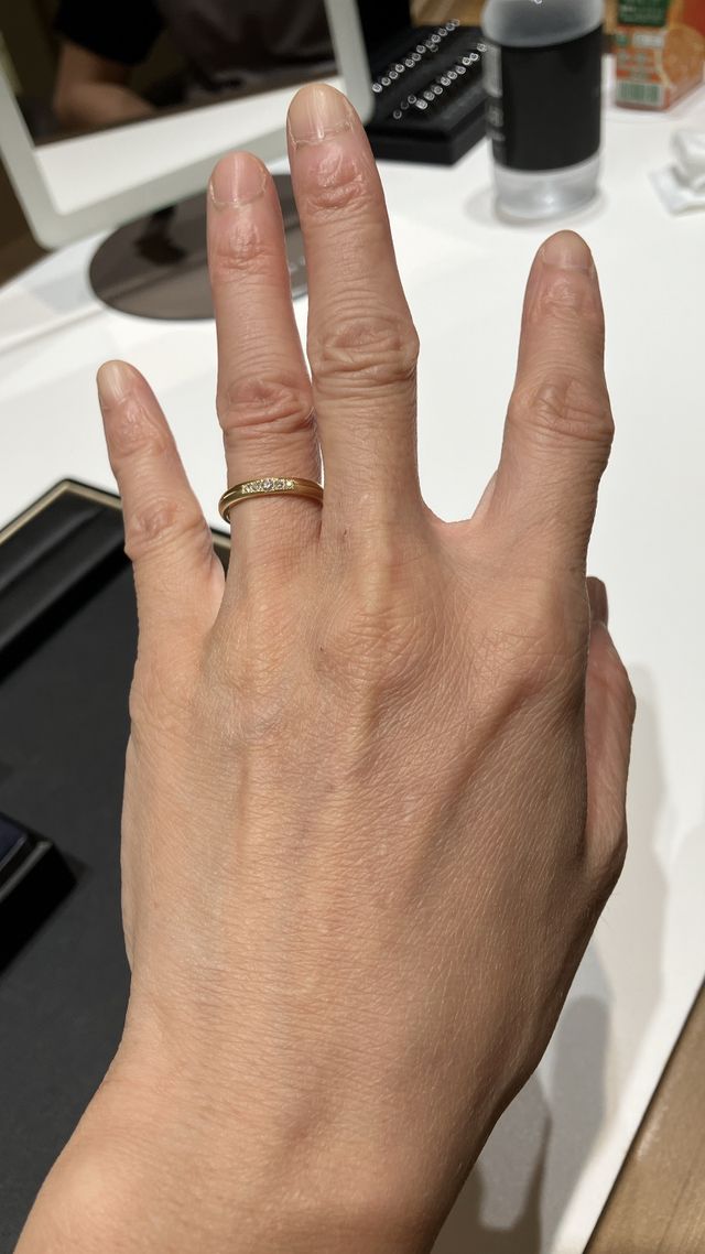 ゴールドにも対応していました。