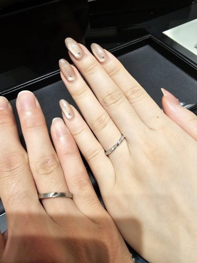 ペアのエタニティリング