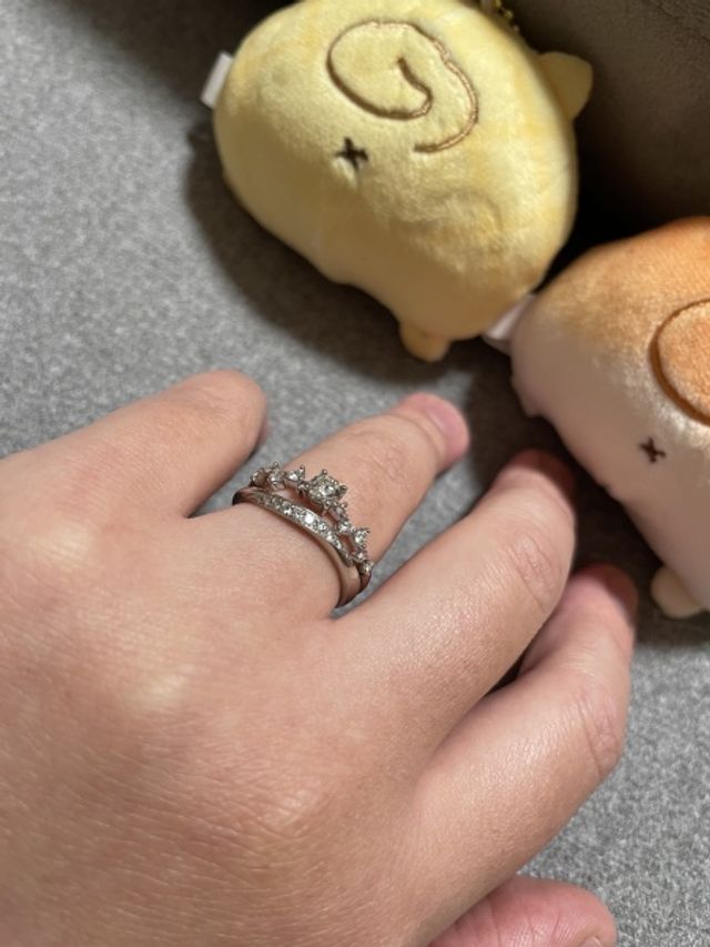 結婚指輪はアルチェステ
婚約指輪はアリエスです！