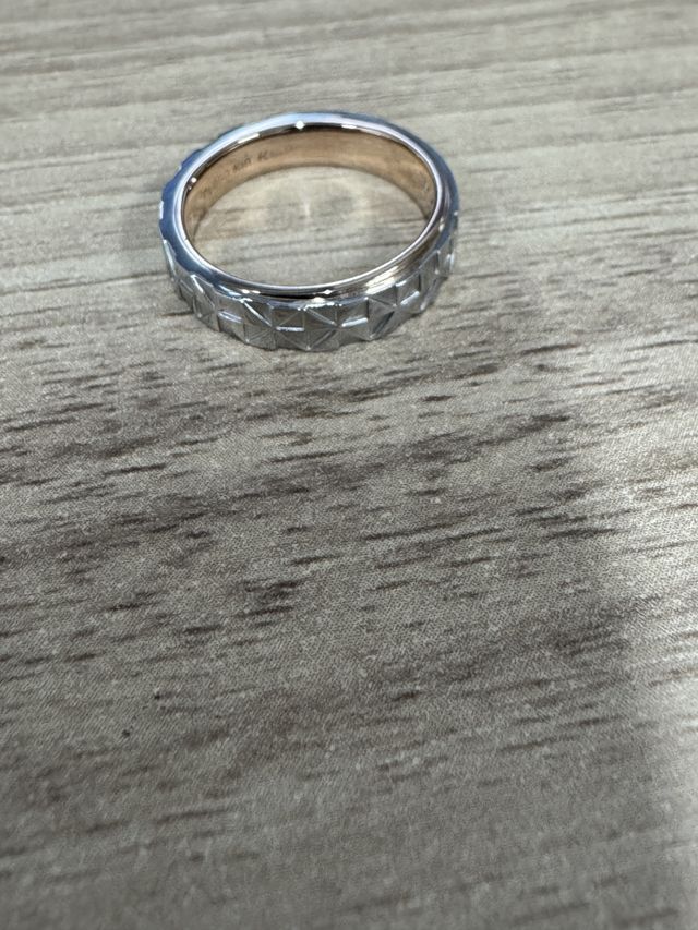 フルオーダー(幾何学模様、プラチナxピンクゴールド)